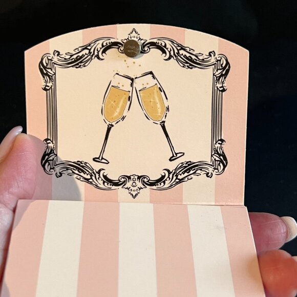 Brighton‎ Magnetic Notepad and EMPTY Heart Shaped Tin Black/White Damask … - Picture 7 of 9